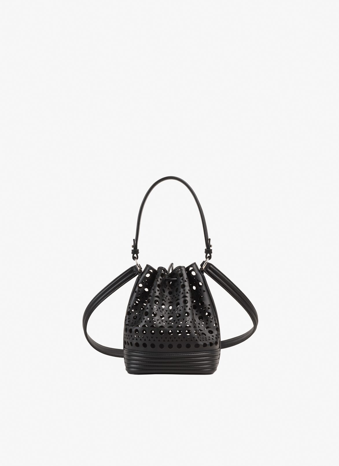 Le Seau openwork leather bag ALAÏA BLACK LE SEAU OPENWORK LEATHER BAG
